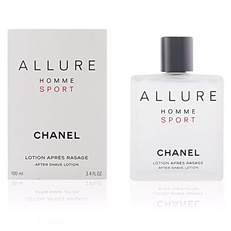 allure homme chanel after shave lotion tester|chanel allure sport moisturiser.